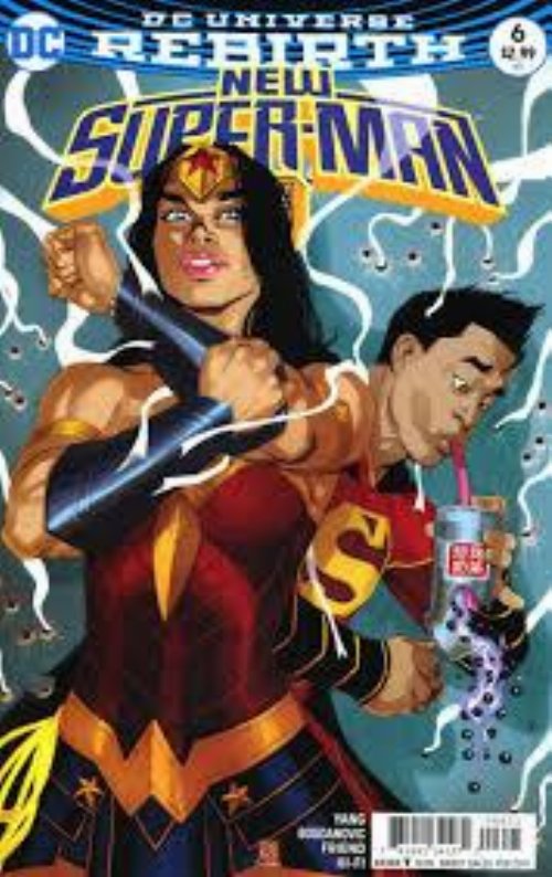 New Super-Man #06 Variant Cover
(Rebirth)