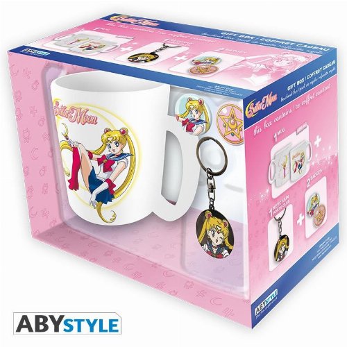 Sailor Moon - Gift Set (Mug, Keychain,
Badges)