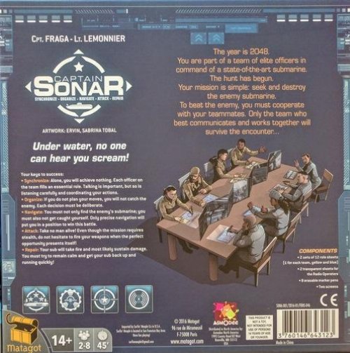 Επιτραπέζιο Παιχνίδι Captain Sonar