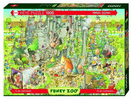 Puzzle 1000 pieces - Degano Funky Zoo: Χώρα
Δεινοσαύρων