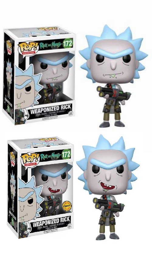 Φιγούρα Funko POP! Bundle of 2: Weaponized Rick #172
& Chase