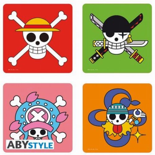 One Piece - Skulls Σετ Σουβέρ (4
Τεμάχια)