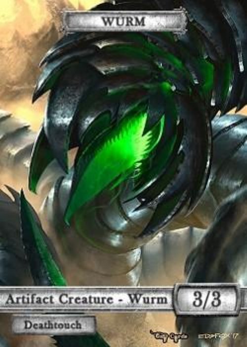 Wurm Token (Artifact 3/3 Deathtouch) (Version
3)