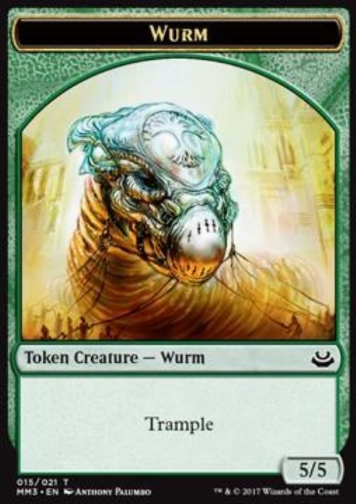 Wurm Token (Green 5/5)