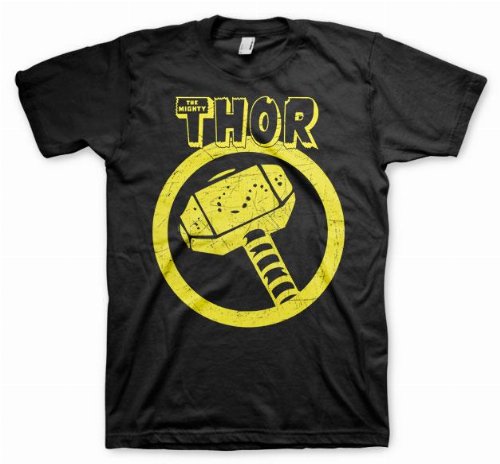 Thor Distressed Hammer T-Shirt
(L)