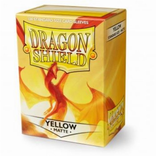Dragon Shield Sleeves Standard Size - Matte Yellow
(100 Sleeves)