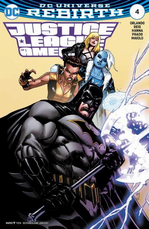 Justice League Of America Ongoing #04 Variant Cover
(Rebirth)